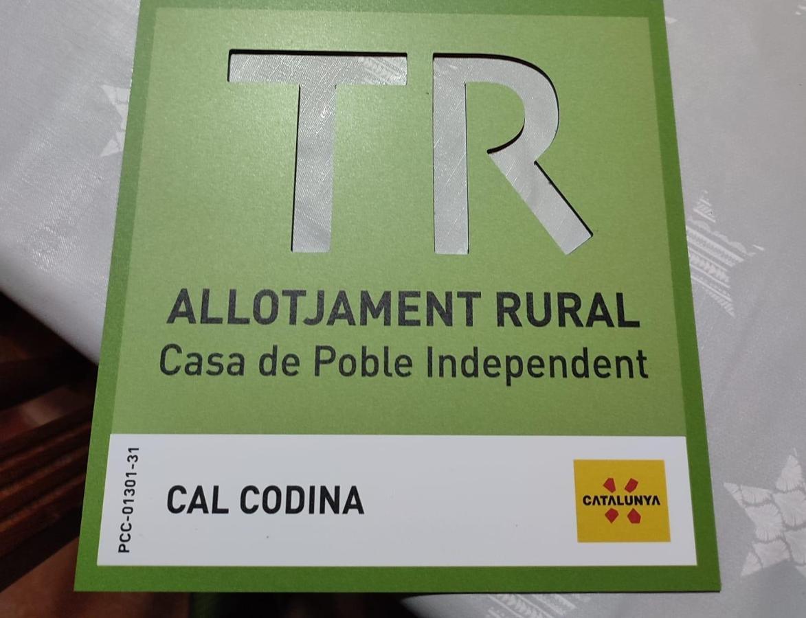 Casa Rural Cal Codina Prats de Rey Eksteriør bilde